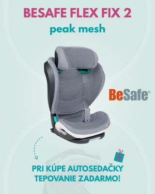 BeSafe už viac ako 100 rokov chráni deti na cestách. Model Flex FIX 2 i-Size spája vysokú bezpečnosť, pohodlie a...